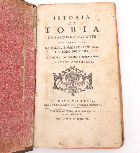 Istoria tobia con brevi - istoria, di