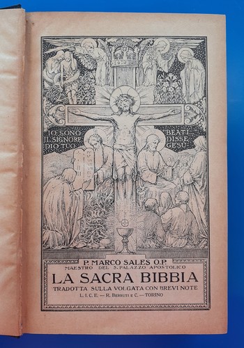 Sacra bibbia tradotta sulla - sacra,