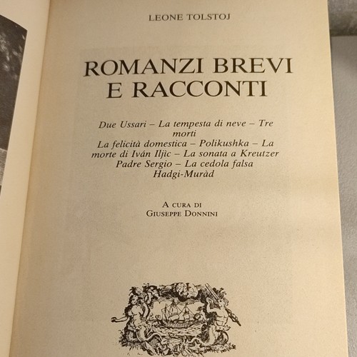 Leone tolstoj romanzi - romanzi, brevi