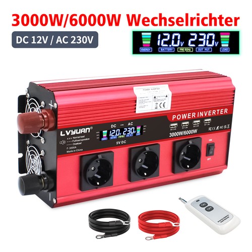 3000w 6000w 12v 230v - 12v,